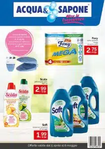 volantino Acqua&Sapone dal 5/04 al 6/05