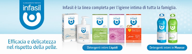 Detergenti intimi Infasil: efficacia e delicatezza nel rispetto della  pelle. - Acqua e Sapone