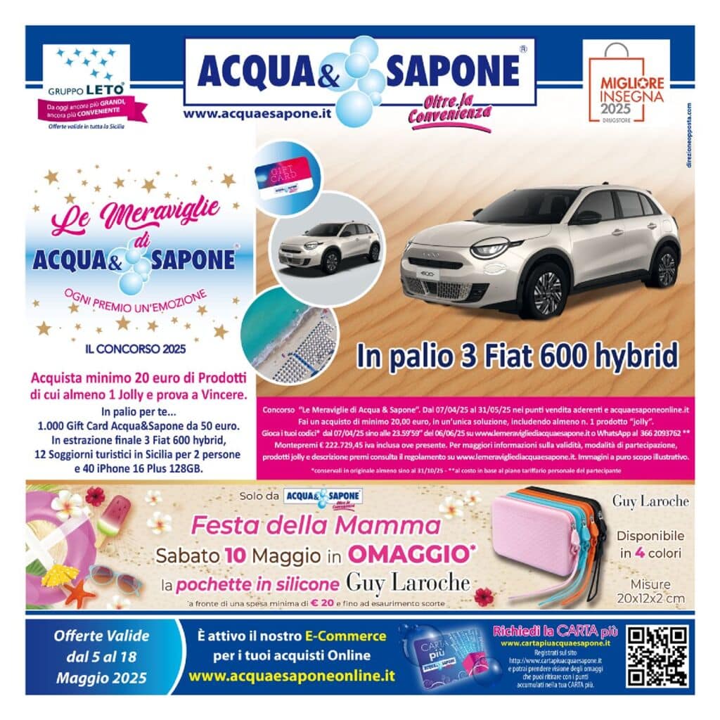 Volantino Acqua&Sapone n.10 – 2025