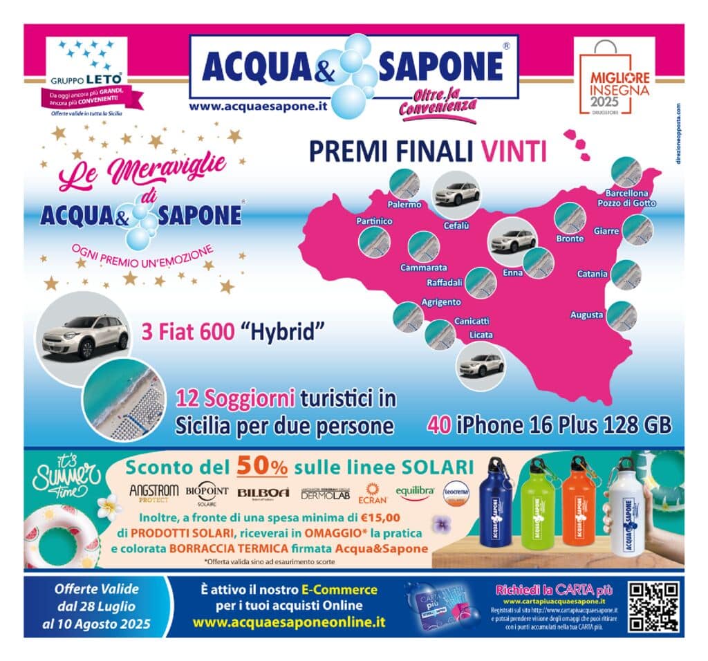 Volantino Acqua&Sapone n.16 – 2025