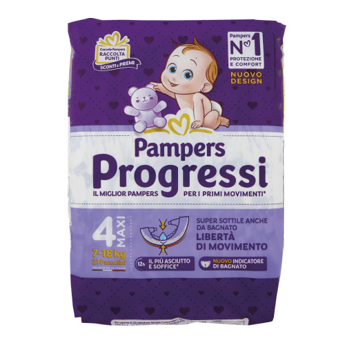 PAMPERS PROGRESSI MAXI x 21pz.
