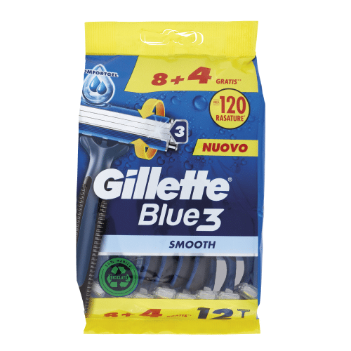 GILLETTE BLUE3 USA E GETTA STANDARD 8+4pz.