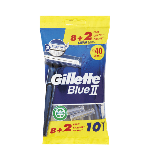 GILLETTE BLUE II USA E GETTA STANDARD 8+2pz.