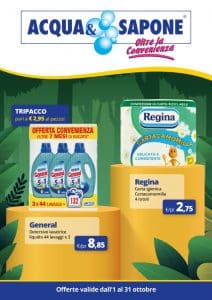 volantino Acqua&Sapone ottobre