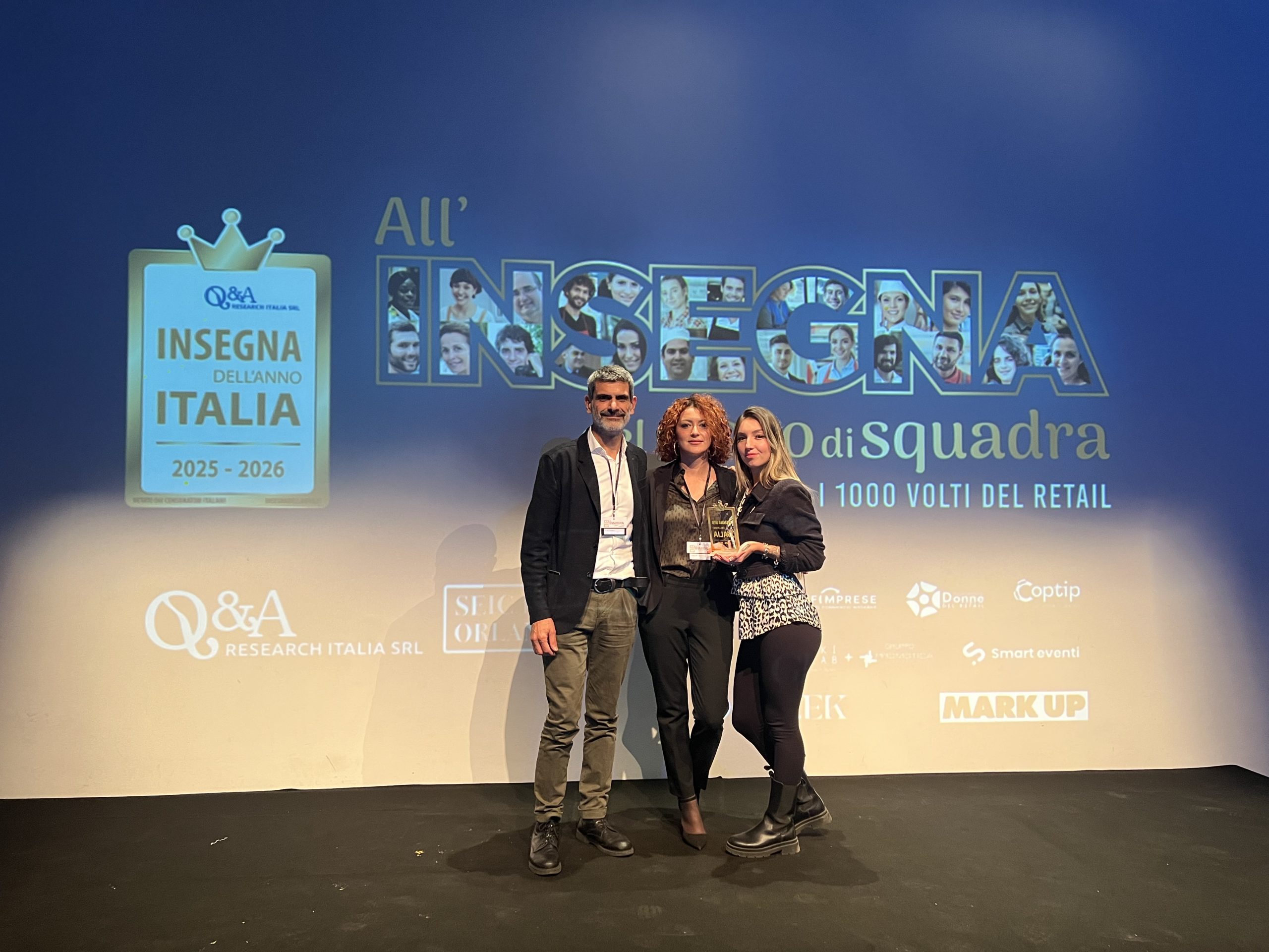 Acqua & Sapone ritira il premio Insegna dell’Anno Web 2025-2026