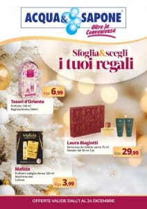 Volantino Acqua&Sapone dall'1 al 24 dicembre